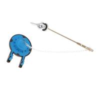 OATIPHO Palanca de Descarga para Inodoro 2 Piezas con Manija de Tanque y Tapón de Válvula Repuesto Ajustable Compatible Mayoría de Tanques Ahorro de Agua para Baño