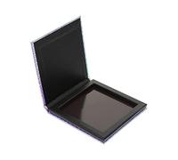 OATIPHO Paleta De Maquillaje Magnética Vacía 1 Unidad Tamaño Pequeño 10x10x1.4 Cm Diseño Escama De Pez Cambio De Color Para Uso Profesional, Viajes y Hogar