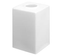 OATIPHO Pantalla para Lámpara de Mesa y Pared de Esmerilado Color Blanco E27 Cuadrada de Esmerilado Superficie Lisa Que Suaviza la Luz para del Hogar Moderna