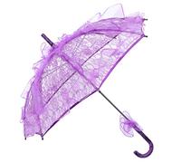 OATIPHO Paraguas De Encaje para Fiesta De Té Accesorio Fotografía Sombrilla para Niña Flores