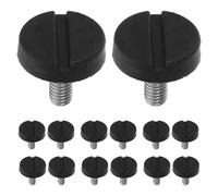 OATIPHO Patas Niveladoras Ajustables para Muebles Rosca M6 50 Unidades Almohadillas Antideslizantes de Plástico Reforzado Protectores para Patas de Sillas y Mesas Uso Doméstico y