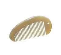 OATIPHO Peine de Cuerno de Yak para Alisar el Cabello Peine Masajeador Natural Perforador Portátil para Uso Diario el Hogar Viaje