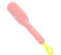 OATIPHO Peine De Masaje De Despedida Descomparar El Cabello Cepillo De Pelo Retráctil Peine De Mano Cepillo De Pelo Desenredante Peine Multifunción Peine Rizado Rosa Abdominales