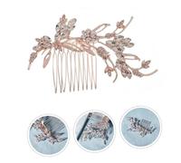 OATIPHO Peine De Rosa Elegante Accesorio Cabello Hermoso Postizo De Cristal Para Peinados De Fiesta De Boda
