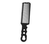 OATIPHO Peine De Seguridad Para Cortadora De Cabello Con Cerdas Mezcladas De Aluminio Para Peluqueros Cortes De Cabello Alisado Profesional Peinado Pequeños Color Negro Abs