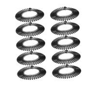 OATIPHO Peine Elástico Cabello Dientes Circulares Completos 10 Unidades Tamaño Regulable Diadema Flexible Para Mujeres y Niñas Uso Diario Para Maquillaje y Lavado