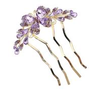 OATIPHO Peineta de Cristal Gemas de Imitación Horquilla Lateral para Novia Accesorio de Peinado para Mujer Decorativo para Usar Casamientos