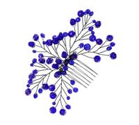 OATIPHO Peineta para Novia Azul Diseño de Ramas Accesorio para Boda y Tocado para Mujer Peine Lateral Decorativo Elegante para Eventos Obsequios