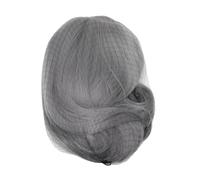 OATIPHO Peluca Bob Corta Sintética con Flequillo Gris para Mujer Peluca Realista para Fiesta Cosplay y Diseño Natural y Cómodo de Llevar