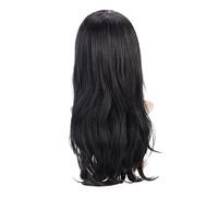 OATIPHO Peluca De Cosplay Ondulada y Rizada De Peluca Larga y Rizada Para Mujer De Color Negro Para Fiestas De y Disfraces