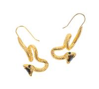 OATIPHO Pendientes Serpiente Colgantes de Aleación Ligera con Cristales Joyería Mística del Zodiaco Chino Mujer y Hombre Halloween