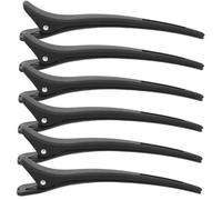 OATIPHO Pinzas De Peluquería y Pinzas De Plástico Para Cortar El Pelo 6 Piezas Tamaño Mediano Brillantes y Duraderas Para Uso Doméstico y Profesional Herramientas Para Cortar y Peinar El Cabello