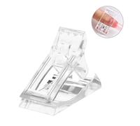OATIPHO Pinzas para Uñas Postizas de Plástico Herramientas de Manicura Constructor Clip para Extensiones de Uñas Profesional y Personal Aplicación Rápida y