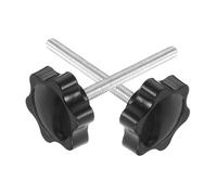 OATIPHO Pomo Estrella Para Andador Con Tornillo De Mano y Goma Antideslizante Perilla Sin Herramientas Recambio Para Plataformas De Caminadores