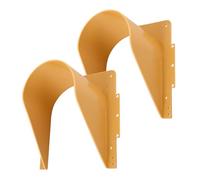 OATIPHO Puerta Unidireccional para Jaula de Palomas, 2 Piezas de Plástico Duradero, sin Herramientas, Estilo Europeo, Accesorios para Jaulas de Palomos y Palomas Mensajeras