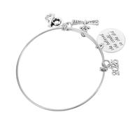 OATIPHO Pulsera Ajustable De Metal Con Forma De Birrete Para Graduados Universitarios Con Recuerdo Del Último Año