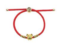 OATIPHO Pulsera De Rata De La Suerte Hilo Rojo Trenzado Ajustable Para Mujer Pulsera Chinita