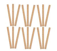 OATIPHO Regla de Madera 30 CM Doble Escala Centímetros y Pulgadas 20 Unidades Paquete Herramienta de Medición para Carpintería y Útiles Escolares Regla Multifunción Portátil para Aula