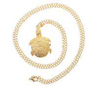 OATIPHO Reloj De Bolsillo De Tortuga Dorada Cuarzo Retro Diseño Vintage De Moda