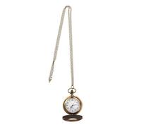 OATIPHO Reloj de Bolsillo Fácil de Guardar y Transportar con Tapa Abatible Vintage Diseño Retro Aleación de Zinc y Plástico para Mujer para Cualquier Ocasión