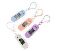 OATIPHO Reloj de Bolsillo Llavero Digital Portátil Plástico Duradero Pantalla Clara para Niños Estudiantes Uso Escolar y Diario Color Aleatorio