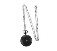 OATIPHO Reloj de Bolsillo Vintage de Plástico y Metal con Números Clásicos y Cierre de Tapa para Hombre y Mujer