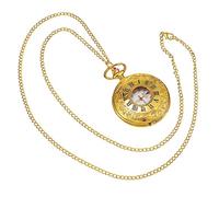 OATIPHO Reloj De Bolsillo Vintage Unisex con Números Romanos y Estuche De Almacenamiento para Hombres y Mujeres Ocasiones Especiales