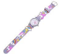 OATIPHO Reloj para Niños Diseño De Unicornio y Correa De Silicona, Resistente y Portátil, Recomendado Aprendizaje Hora y Uso En Festividades