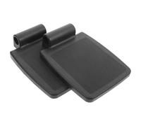 OATIPHO Reposapiés Silla de Ruedas de Repuesto, 2 Piezas en Pp Negro, Diseño de Soporte y Diámetro de Adaptador 22mm, para Mayor Seguridad y Movilidad