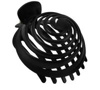 OATIPHO Rizador De Pelo Para Peluca Pinza Antideslizante De Forma Espiral Negra Pinza Redonda Para Moños Accesorio De Cabello Para Mujeres y Niñas Para Crear Moños Postizos y Looks Natural