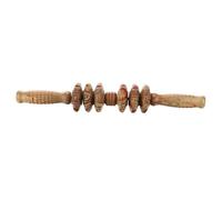 OATIPHO Rodillo de Madera de Ruedas Masajeador Abdominal y Espalda Herramienta Práctica para Relajación Muscular y Mejora Circulación Masajeador Manual para Uso Casa