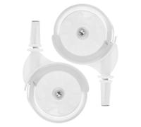 OATIPHO Ruedas de Repuesto para Andador de Ñiño, 2 Unidades de Plástico Resistente, Accesorio para Mantenimiento y Reemplazo, Compatibles Sillas de Paseo y Andadores Infantiles