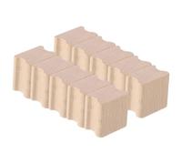 OATIPHO Sello de Madera Cuadrado Liso 30X30X20 MM 10 Piezas para Manualidades Álbum de Recortes y Agenda Herramienta Creativa para Hacer Uno Mismo