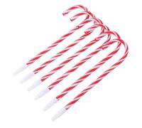 OATIPHO Set de 6 Bolígrafos Navideños para Diseño Bastón de Rojo Tinta Azul 07 MM Plástico Ligero Ideales para Regalos y Escritura Creativa Navidad