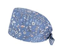 OATIPHO Sombrero quirúrgico Impreso Ajustable de Algodón 16 X 12 Cm Gorro Médico Transpirable Absorbente para Enfermeras y Cirujanos Cómodo para Uso Profesional