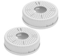 OATIPHO Soporte de Cámara de Seguridad Plástico para Exterior, 2 Piezas, Montaje en Pared o Techo, Caja para Gestión de Cables, Compatible Cámaras Cctv y Webcam, Uso Residencial