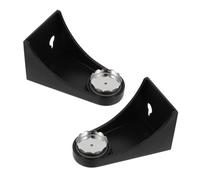 OATIPHO Soporte Magnético 2 Piezas para Jabón de Baño en Abs Negro Antióxido y Evita Humedad Diseño Elegante Adecuado para Baño y Cocina
