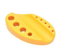 OATIPHO Soporte Ovalado de Silicona Amarillo para Tazas de Pigmento Portátil y Resistente Adecuado para Trabajos de Tatuajes y Maquillaje Profesional