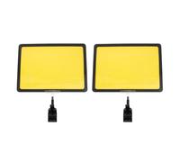 OATIPHO Soporte Portaetiquetas de Plástico Giratorio para Carteles A4 Clip Ajustable para Precios Supermercados y Tiendas 2 Piezas Negro Exhibidor para Etiquetas y Publicidad