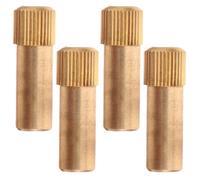 OATIPHO Soportes de Latón Puro para Estantes 4 Piezas Tamaño Grande Clavijas Resistentes para Armarios y Muebles Clips de Soporte para Baldas de Madera Uso Gabinetes y Almacenamiento