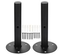 OATIPHO Soportes para Estantes de Pared de Hierro 15 CM 2 Piezas Estilo Vintage Resistente al Desgaste Soporte Flotante para Bricolaje Hogar Cocina y Taller