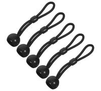 OATIPHO Sujetadores para Persianas Enrollables 5 Unidades Cordón Elástico Bolas de Plástico Sistema Antideslizante Resistente al Viento para Cortinas Interiores y Exteriores Accesorios