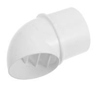 OATIPHO Tapa de Ventilación Resistente al Viento de PVC para Campana Extractora Cubierta de Ventilación de Pared Exterior 75 MM Protección Multifuncional para Cocina y Techo