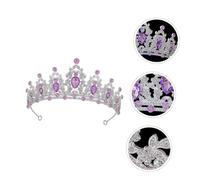 OATIPHO Tiara De Barroca De Imitación De Gemas Diadema De Princesa Para Mujeres y Niñas Accesorio De Fiesta