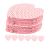 OATIPHO Toallitas Quitaesmalte Para Uñas Sin Pelusa 200 Piezas Tamaño Mediano De Algodón Forma De Corazón Para Cuidado y Limpieza De Uñas Uso Rápido y Viaje