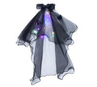 OATIPHO Tocado de Lazo para Novia Diadema Velo para Halloween Accesorio de Alas Pelo Tocado de Fiesta de Halloween Banda Pelo Lazo Decoración de Cabello para Damas de Honor