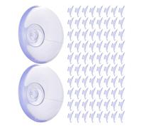 OATIPHO Ventosas Transparentes Anticolisión para Vidrio 300 Piezas 20 Mm Gancho para Mesa de Centro Cristal, Mini Ventosas Multiusos para Manualidades, Bricolaje y Decoración en Hogar