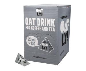 Oatly | Barista Jiggers - 100 x 20 ml porciones de bebida de avena