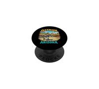 Oatman, Arizona, Wild Burro, Pueblo desértico PopSockets PopGrip Adhesivo