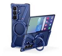 OATSBASF Funda de telfono minimalista para Samsung Galaxy Z Fold 7 360 Rotacin Kickstand Aluminio Metal Diseo sin marco Parachoques Z Funda pr